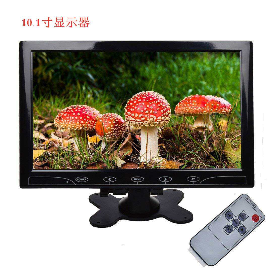 10.1寸触摸显示器安防监控显示屏雪花航拍监视器高清车载液晶屏