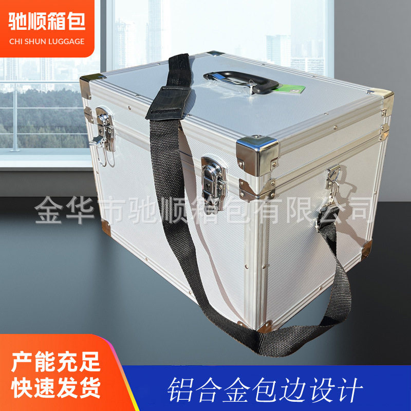 现货铝合金航空箱仪器专用摄影箱五金器材整理加厚防震工具箱批发