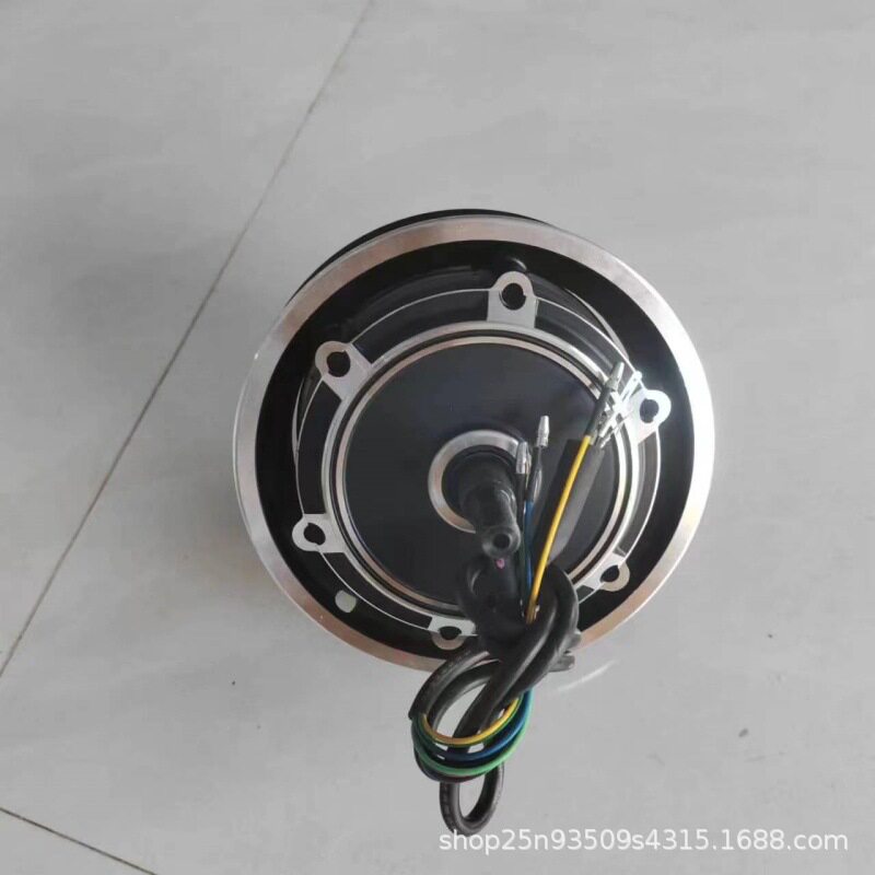 10寸无刷滑板车轮毂鼓刹电机轮24V36V48V350W500w小海豚电机