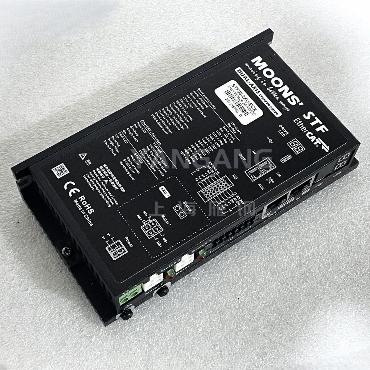 MOONS'鸣志步进电机驱动器总线控制直流输入STF05-2XU-ECX