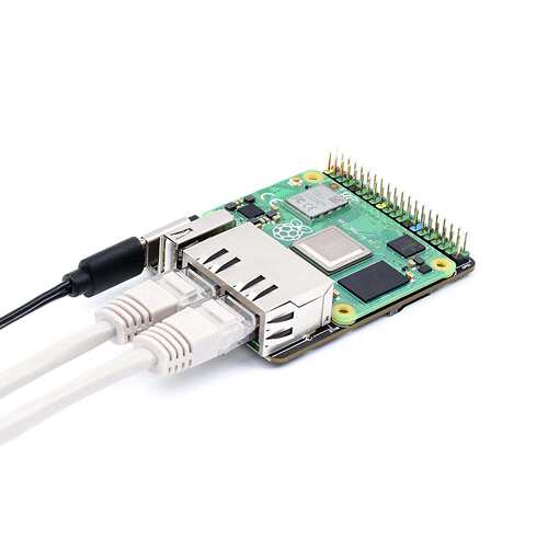 树莓派CM5双千兆网口扩展板 适用Compute Module 5 核心板转接板