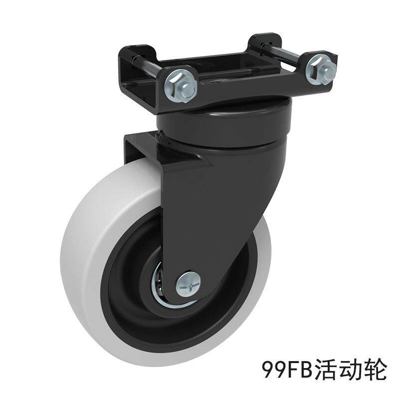 家用全折叠手推车塑料静音平板搬运车四轮拉货推车简易便携式拖车