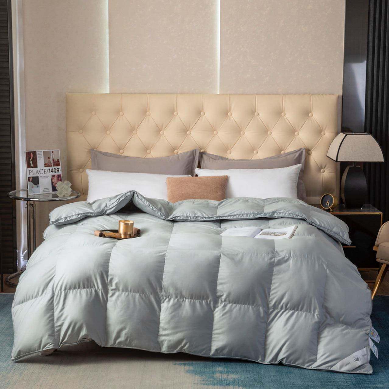 100支柔赛丝立体单层羽绒被壳自充绒被套不跑绒自己做半成品被壳