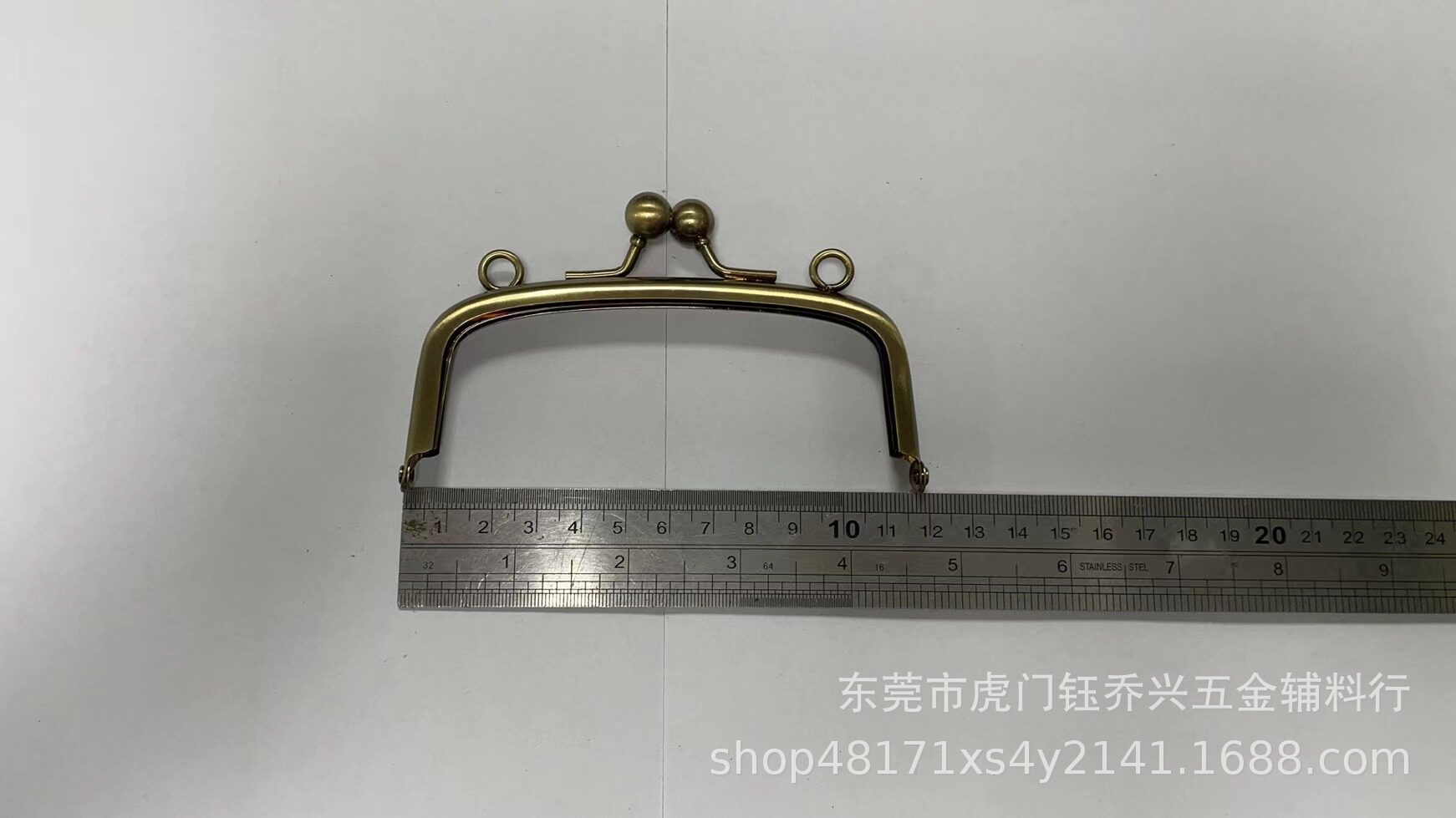 120*50mm古铜扫双圈手袋铰口金