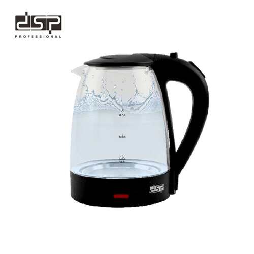 DSP丹松 烧水壶电热水壶家用玻璃开水壶自动断电1.8L电茶壶器
