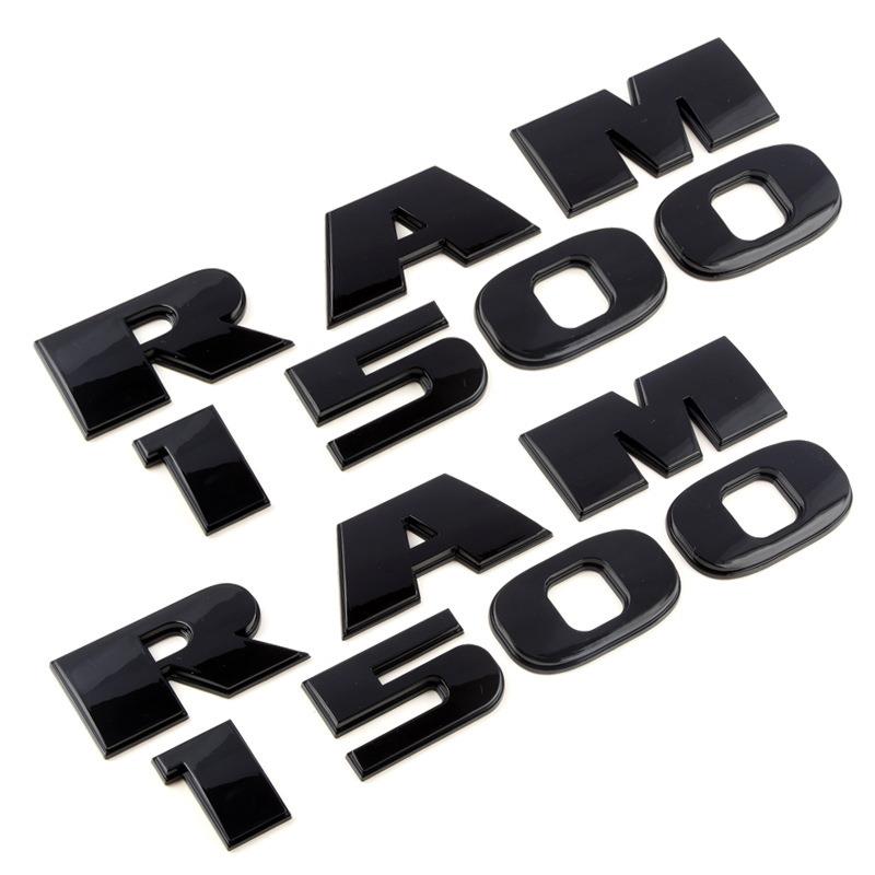 适用新款道奇 RAM1500 HEMI 5.7liter 车标 排量标 改装贴标4件套