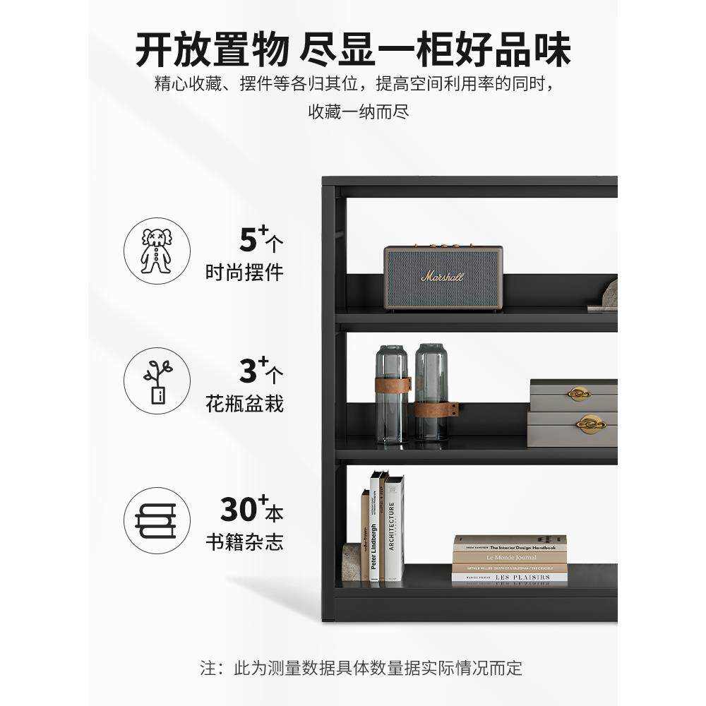 书架置物架落地多层收纳架铁艺货架展示架靠墙矮柜子储物柜收纳柜