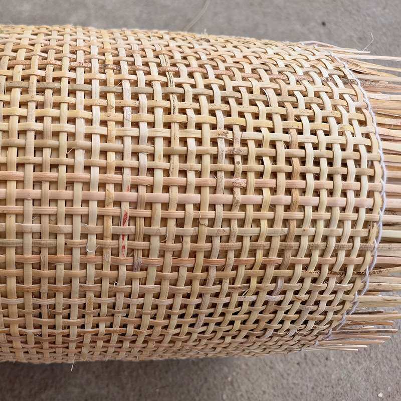 新款上青真藤笪2.5方格子西笪印尼藤条六角眼笪八角藤片藤编茜笪