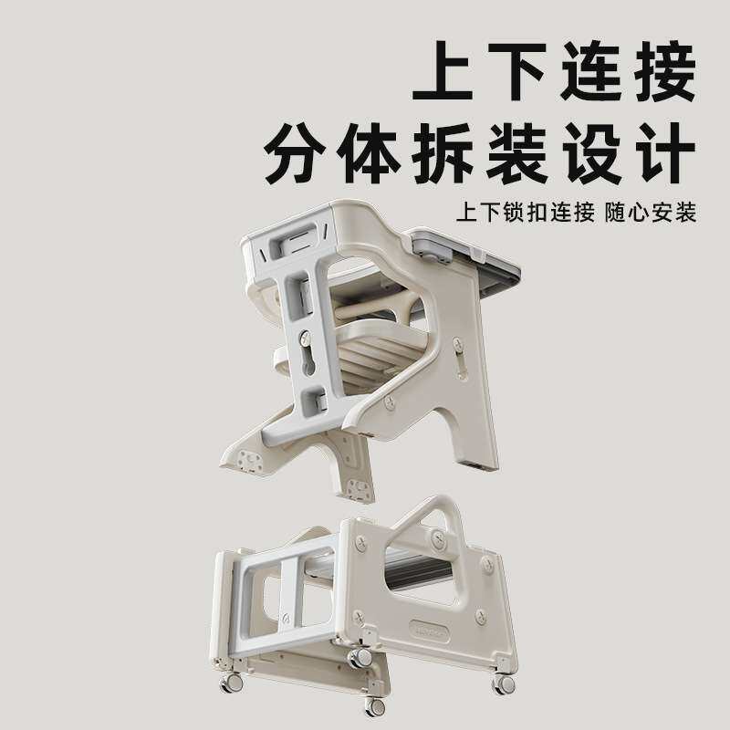 儿童塑料家具可拆卸两用婴儿踩高凳二合一宝宝成长椅餐椅工厂