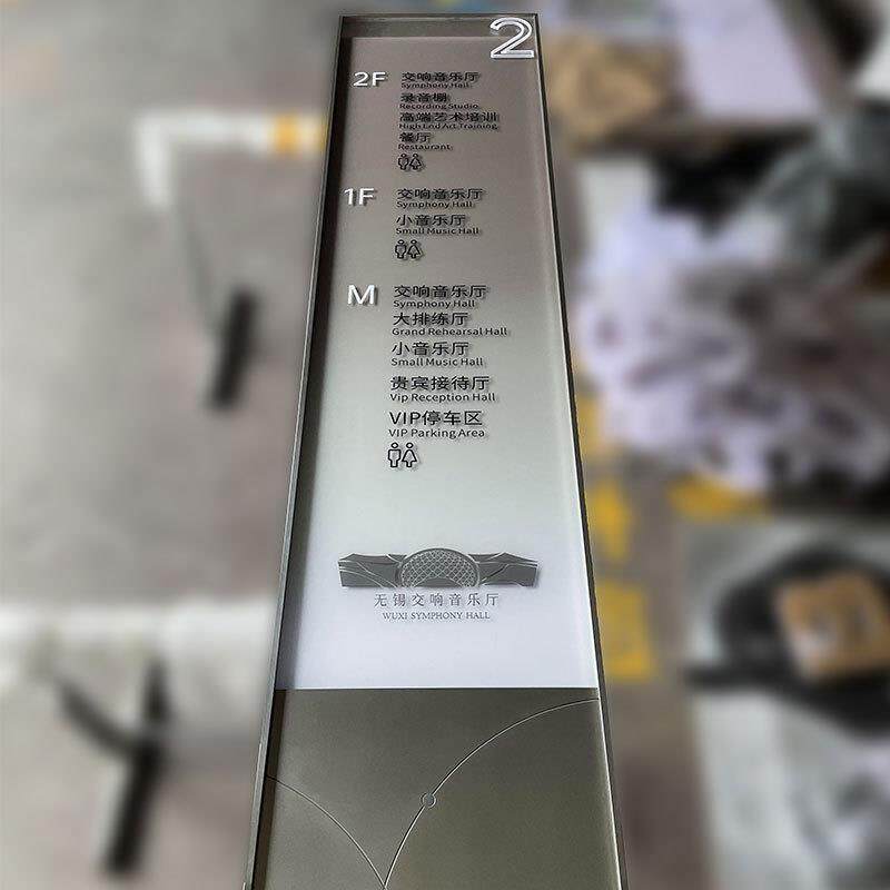 户外停车场指示牌导向牌立式景区指路牌商场楼层索引发光指引导牌
