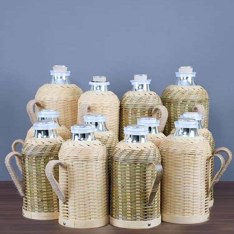 竹编保温壶竹编热水瓶暖水瓶保温瓶传统家用热水壶茶室开水瓶