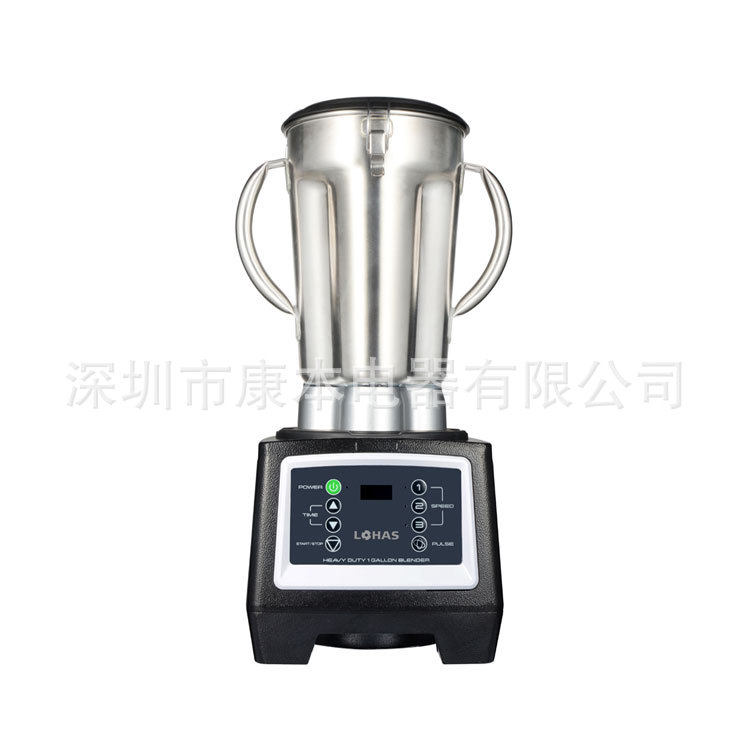 厂家高档商用搅拌机榨汁料理大容量4L不锈钢杯酒店霍尔调速3200W