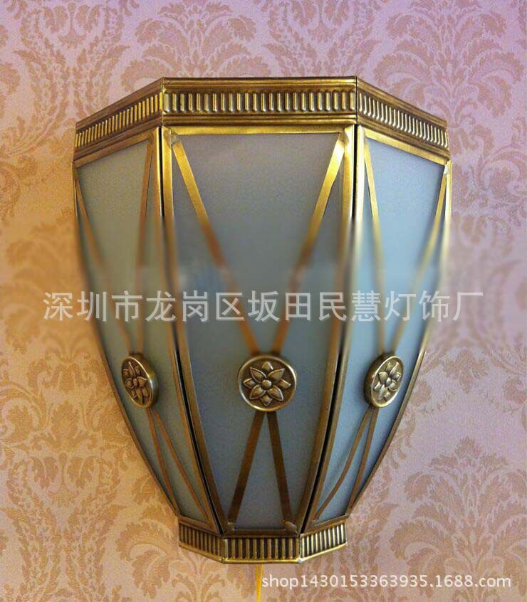 ▍全铜打造▍欧式全铜手工焊锡灯/工艺壁灯/欧式壁灯/全铜壁灯