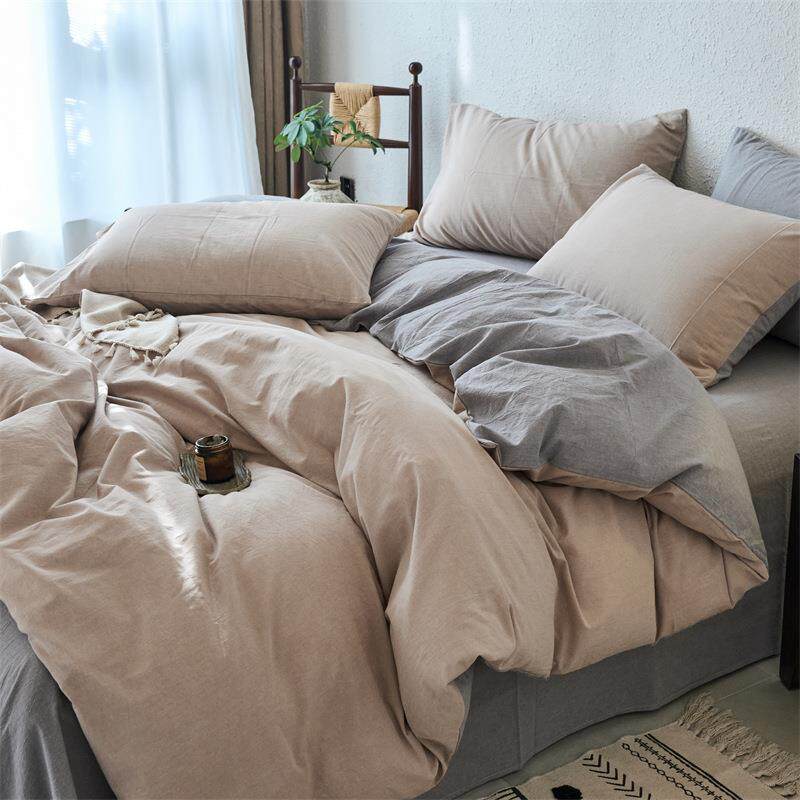 丝棉被子全套一整套四季通用被套床单四件套带被芯七八件套男