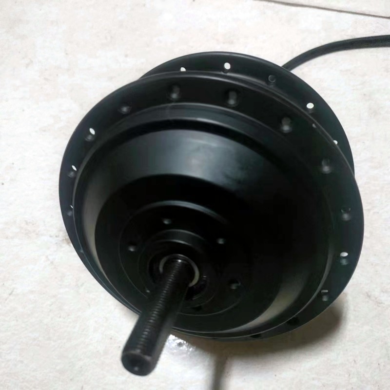 山地车锂电电机辐条电动机后驱48付250瓦碟刹48v250w铅酸锂电通用