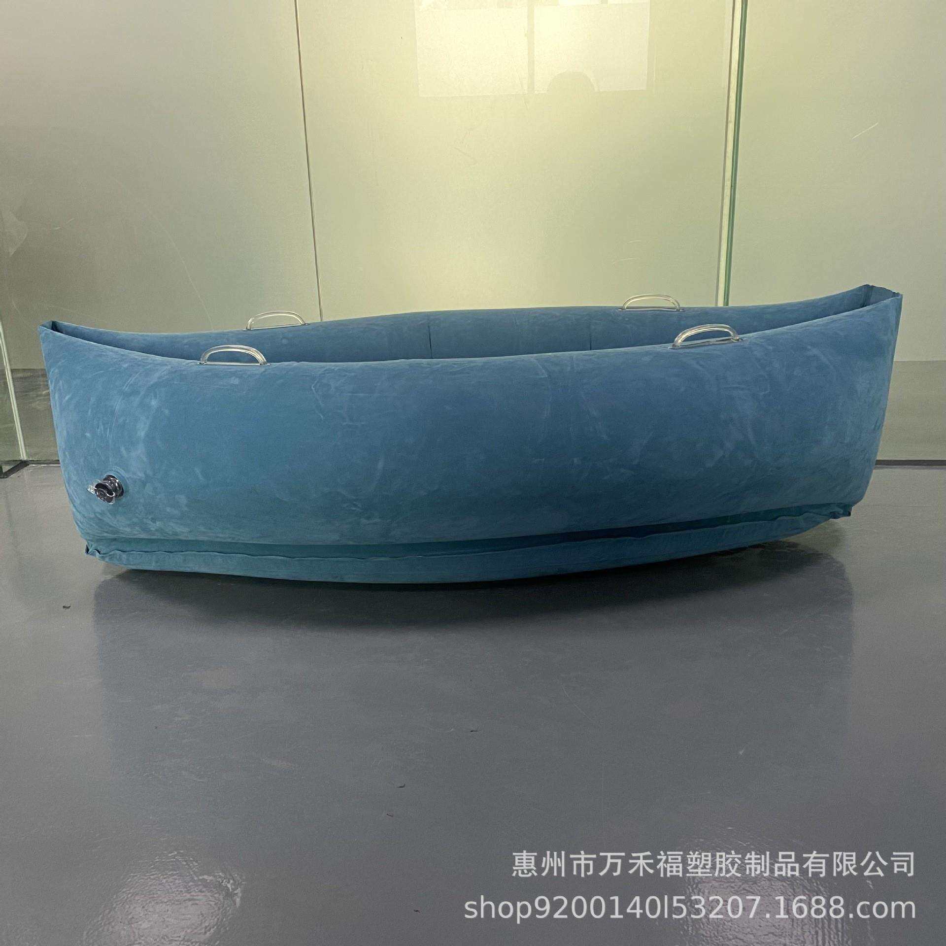 现货PVC充气懒人沙发贵妃椅 居家休闲座椅植绒单人沙发充气摇摇椅