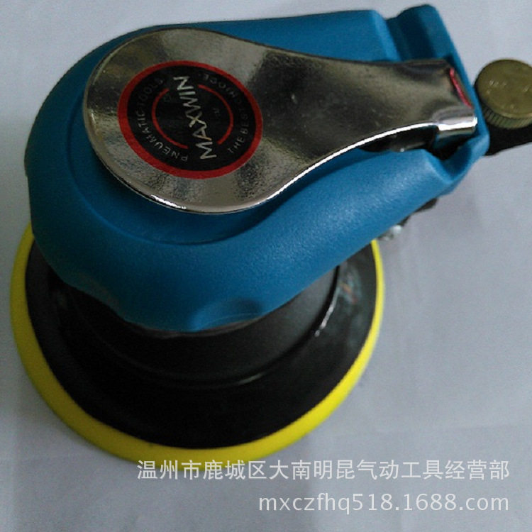 气动圆盘磨光机5寸自吸尘式砂磨机不吸尘式气动中型抛光机
