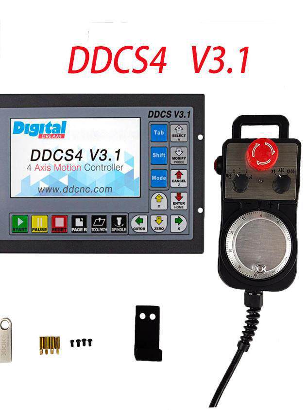 ddcsv3.1 雕刻机控制器运动控制系统3轴4轴 替代维宏 CNC雕铣圆孔