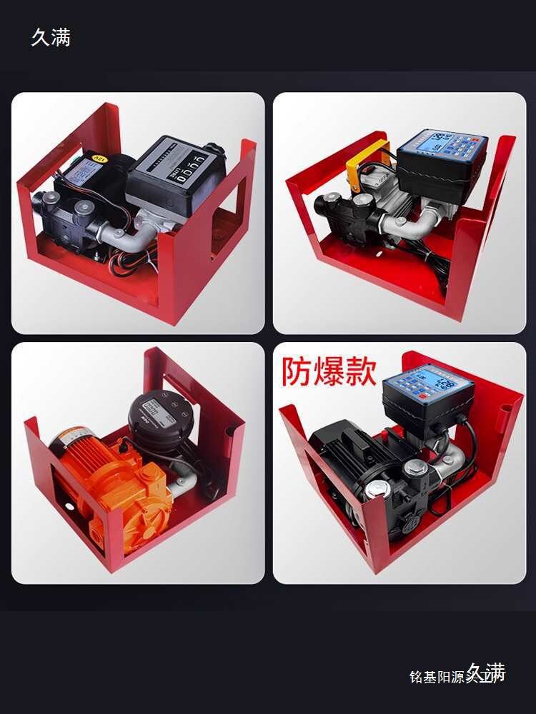温港12V24V220V计量自吸加油泵全自动加油机总成柴油抽油泵大流量