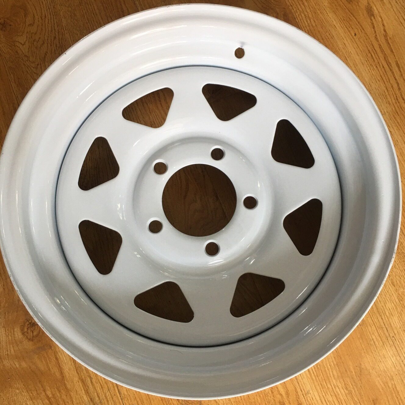 厂家13寸拖车挂车轮毂4/5/6孔房车ATV游艇拖车轮毂改装配件钢圈