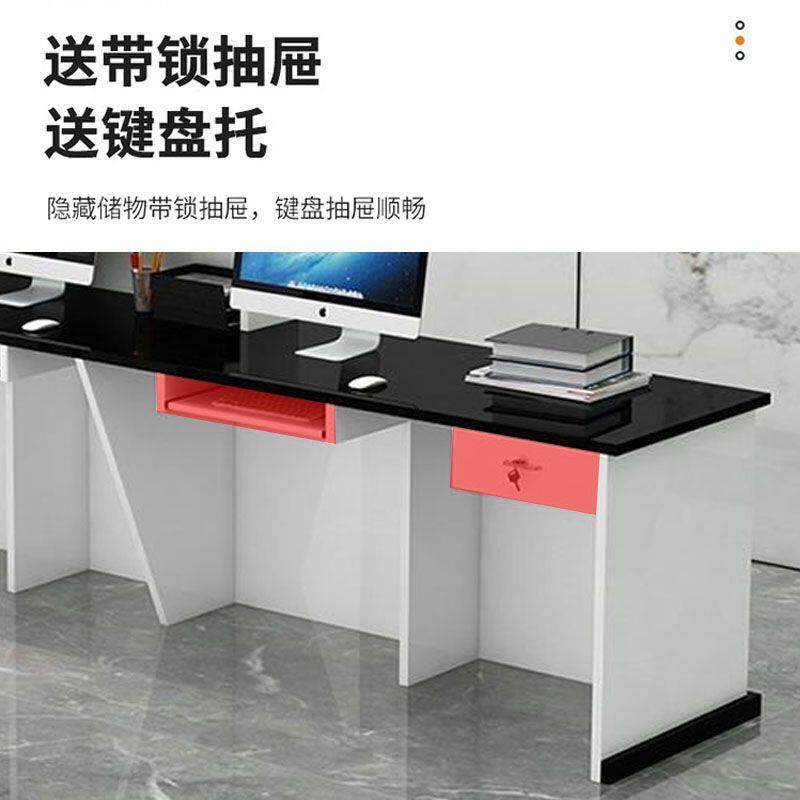 前台收银台接待台超市服装店饭店小型柜台一体简约现代办公吧台桌