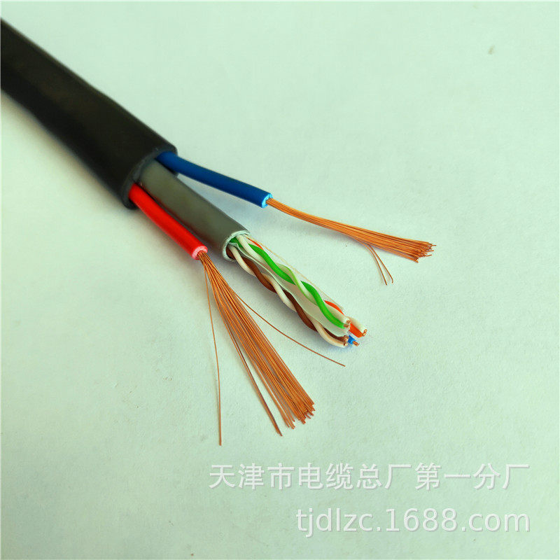RVV3*1.0+CAT5E网线+RVVP1.0组合电源网线