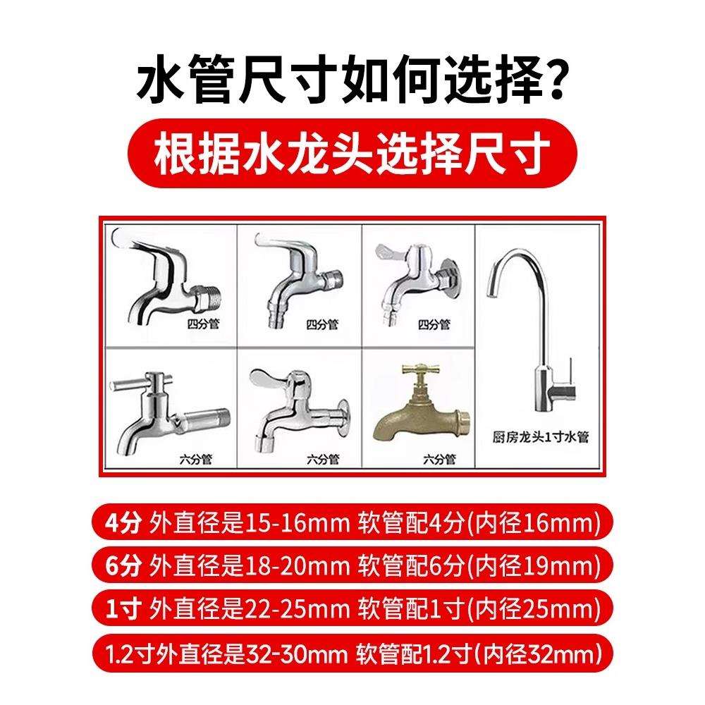 塑料防冻分家6蛇皮用寸分4防爆灌溉浇菜PVC水管软管1自来水管牛筋