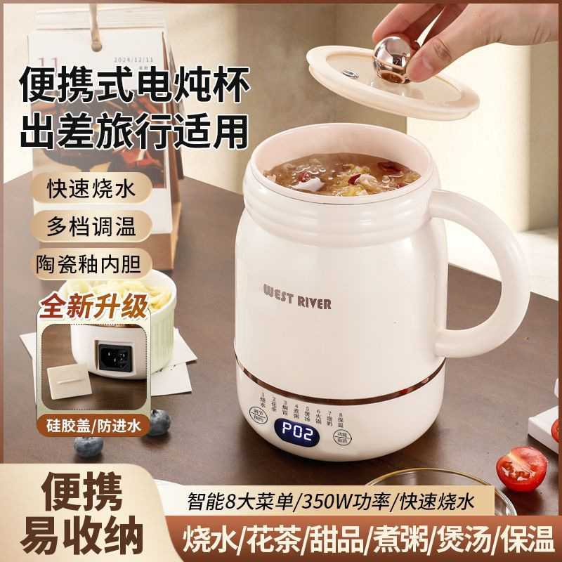 今年新款养生烧水炖锅小型办公室煮粥炖煮一体电热水壶图片