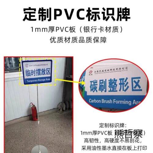 双面A4仓库标识牌A3立牌落地式展示牌车间指示牌立式标识水牌架子
