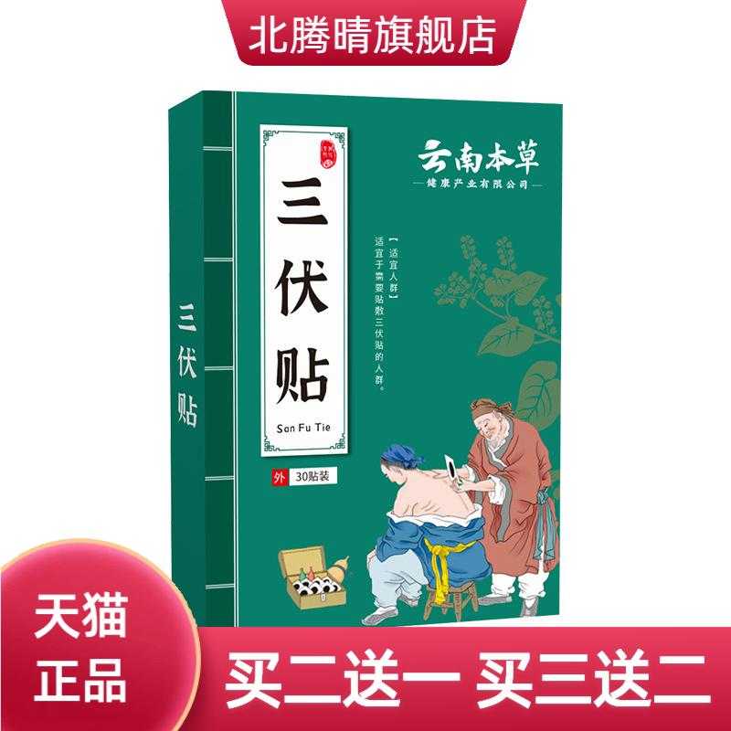 云南本草三伏贴艾草温灸贴三伏