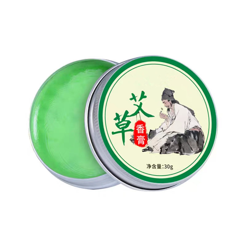 家用纯艾草香膏精油膏艾叶精油