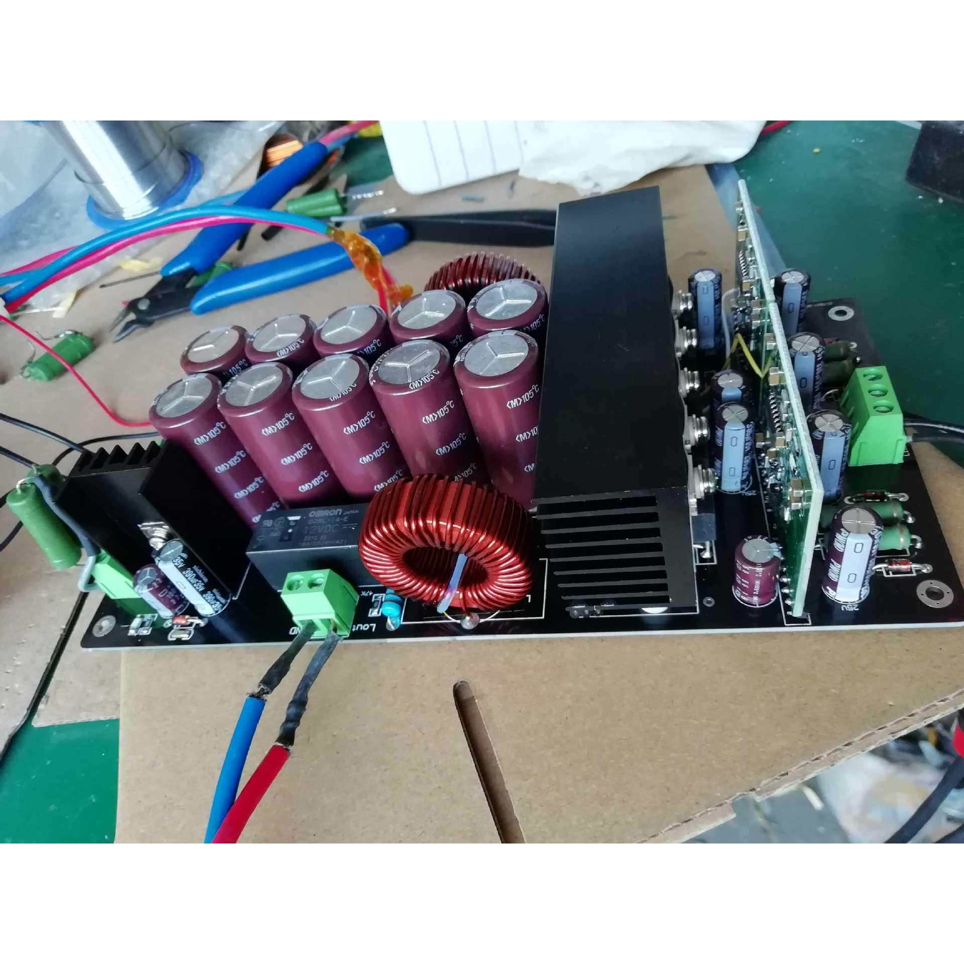 IRS2092功放板带续电器保护 整流 HIFI 发烧大功率功放