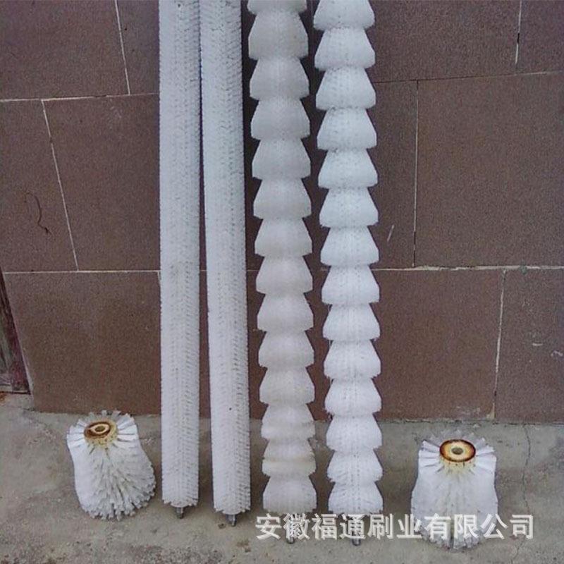 厂家定 做异型尼龙毛刷辊 工业清洗除尘毛刷辊 玻璃清洗去尘毛滚