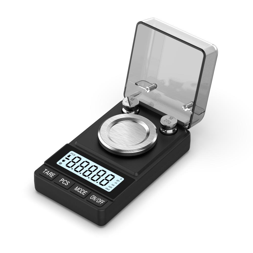 爆款高精度毫克级珠宝电子秤50g/0.001g微克迷你mg黄金专用秤克称