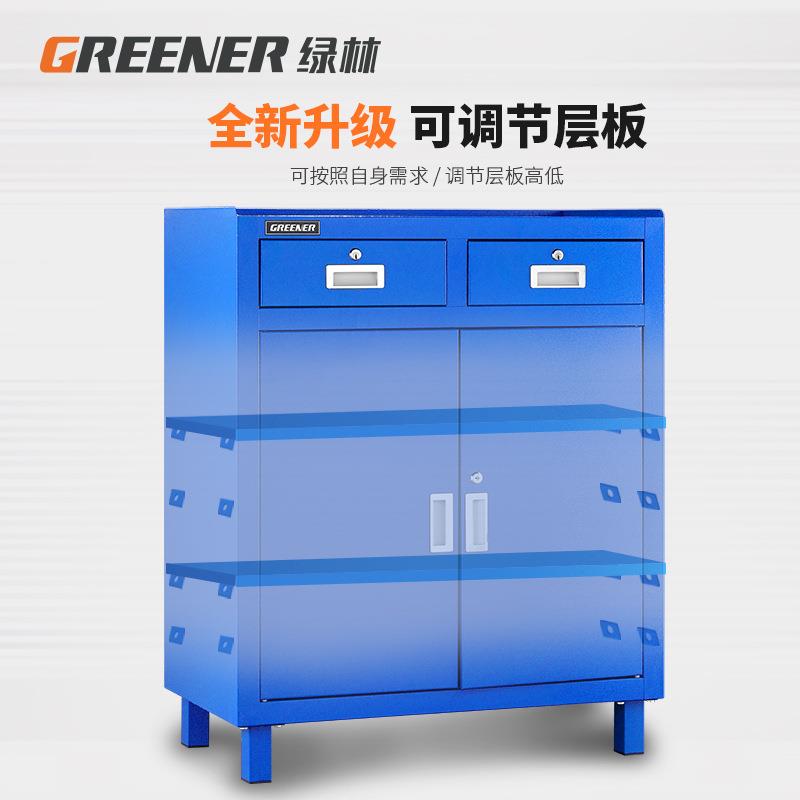 绿林工具车汽修车间用移动小推车多功能抽屉式重型工具柜子铁皮柜