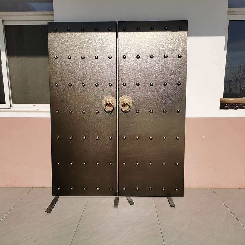 铝合金别墅庭院大门铝艺大门院子家用乡村铁艺锌钢大门护栏