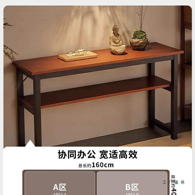 供桌家用玄关入户长条佛台桌中堂新中式案台桌子靠墙财神爷敬香桌