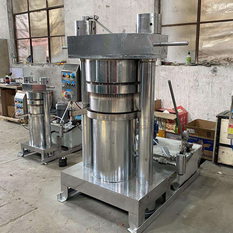 花椒籽胡麻籽压油机180型茶籽油冷榨机 棕果液压香油机
