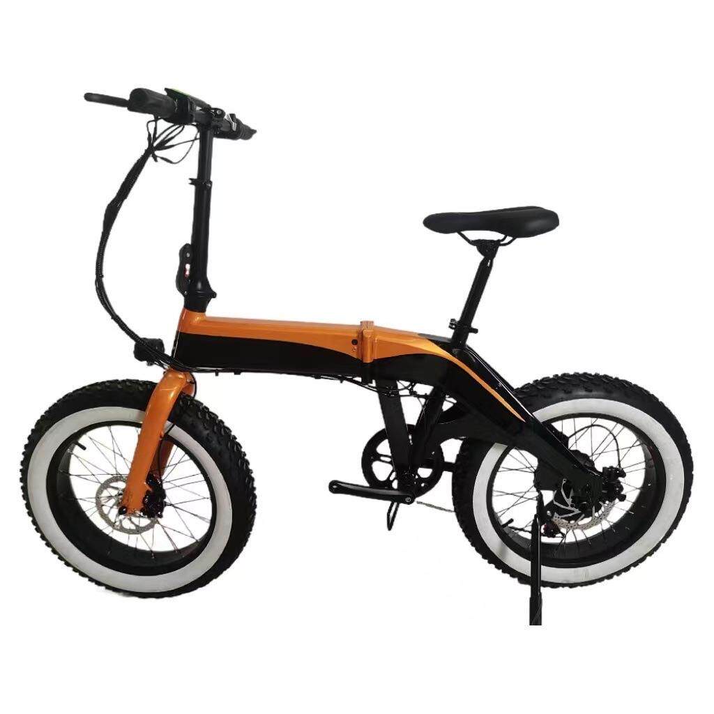 折叠式电动自行车20寸雪地电动自行车设计成人代步骑行助力车