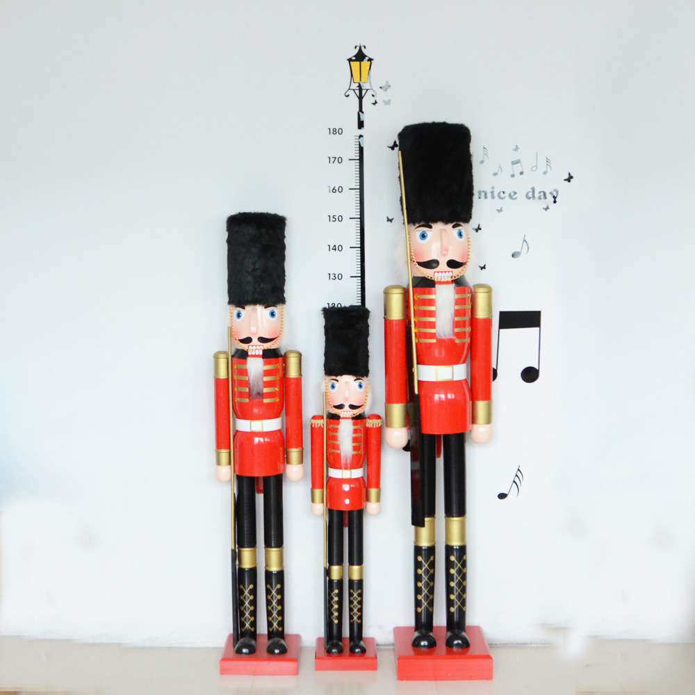 1.8米大型酒吧KTV圣诞装饰大摆件180cm胡桃夹子士兵国王吧台木偶