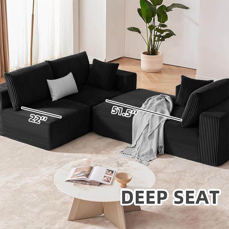 跨境压缩沙发全海绵客厅组合模化发地板沙发Modern modular sofa