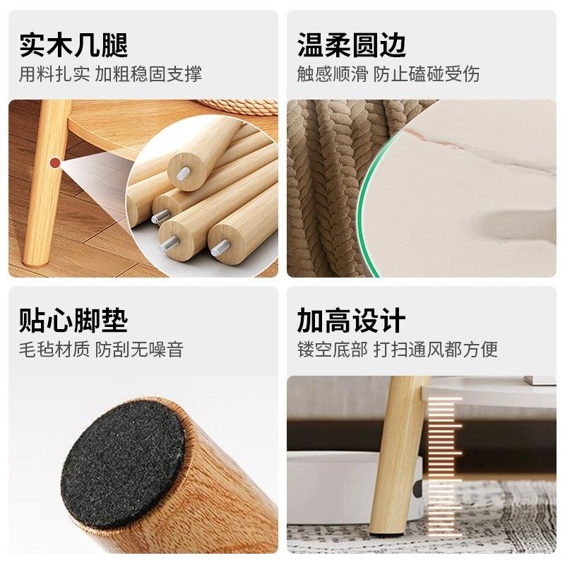 茶几小圆桌子客厅小户型家用床头桌简约现代沙发边几迷你阳台桌子