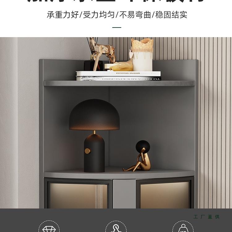 角柜转角柜三角柜子墙角置物柜靠墙三角柜收纳柜客厅拐角柜边角柜