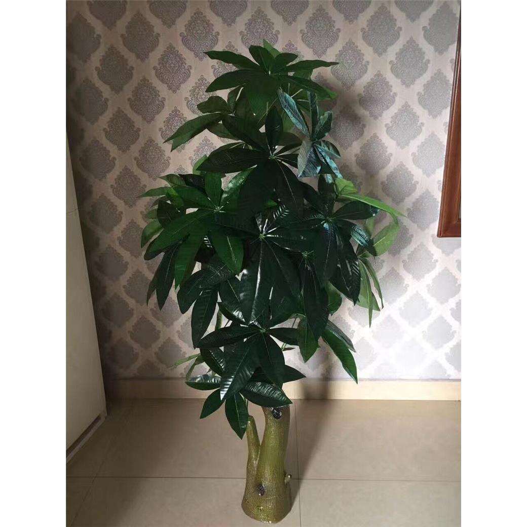仿真树发财树假树仿真植物厂家仿真绿植家居酒店装饰假花塑料
