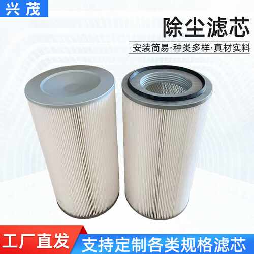 除尘滤芯烤漆房抛丸机除尘器塑粉喷塑喷砂滤筒空气滤芯
