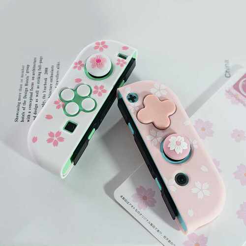阿吉托摩joy-con按键贴 Switch NS方向键贴 彩贴 猫爪 手柄摇杆帽