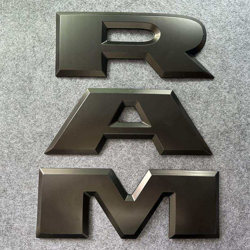 适用道奇RAM尾箱标 皮卡贴标 RAM 1500 2500 3500后尾箱大号车贴