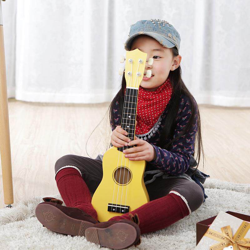 ukulele椴木面板21寸塑料尤克里里乌克丽丽小吉他初学者小吉他