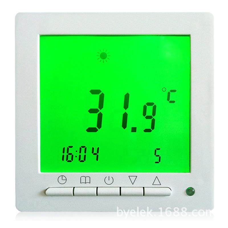 智能采暖温控器,LCD控制面板C09 智能温度控制调节器