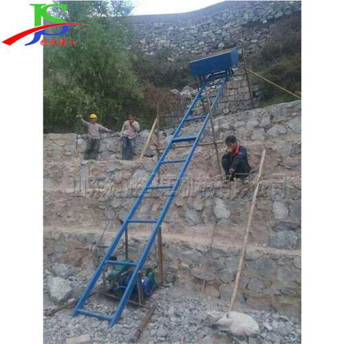 便携斜坡提升上料机 轻型便移式升降机 低层建筑砂浆电动运辆车
